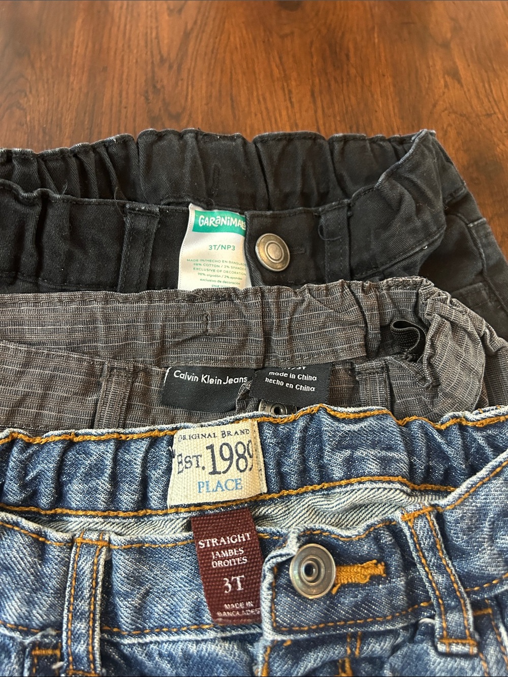 Kids Pants bundle of 3 - 3T - Picture 5 of 6